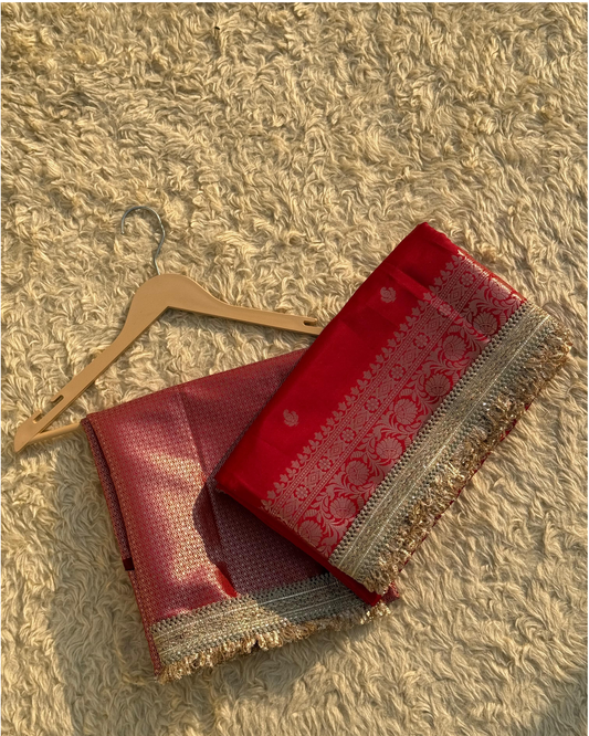 Gulnaar Banarasi Katan Silk Saree