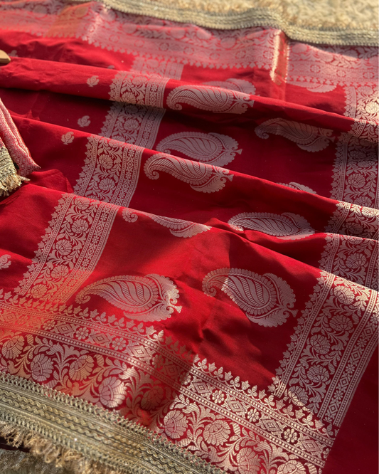 Banarasi tissue silk saree