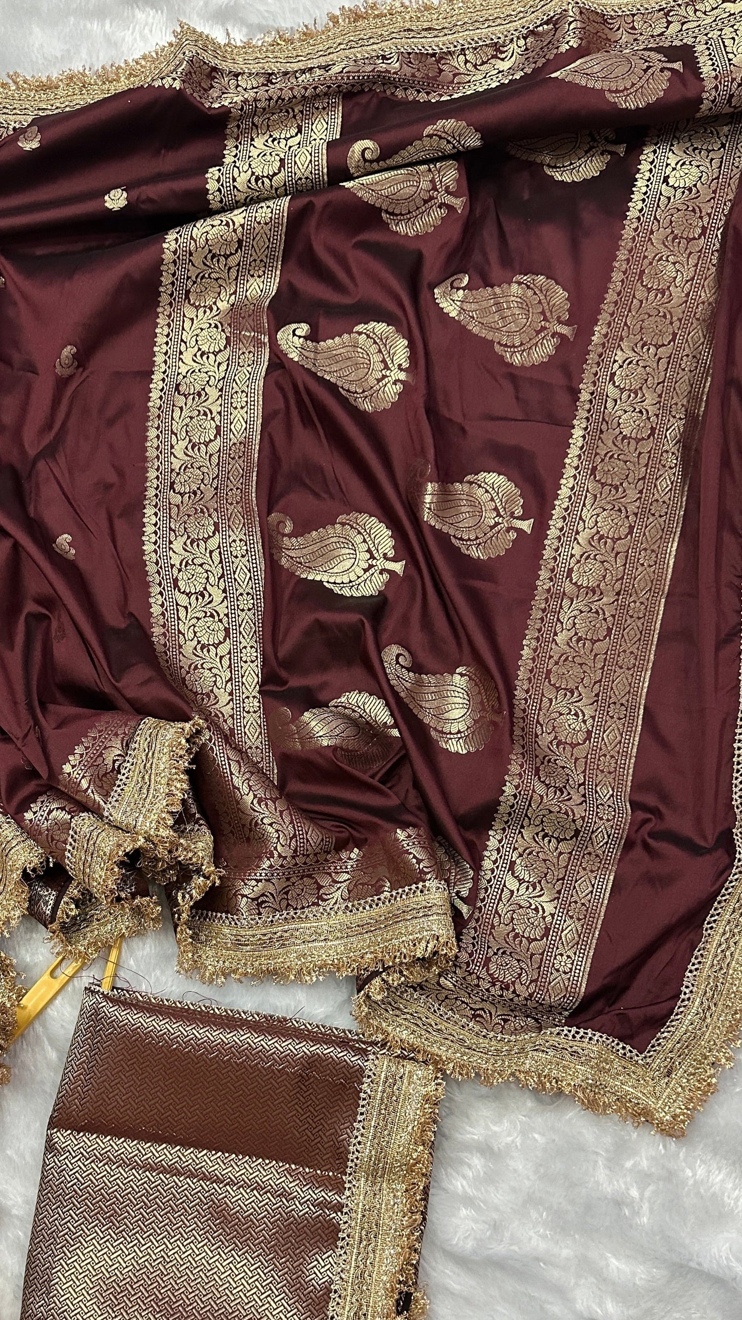 Banarasi Katan Silk Khaddi Buti Saree