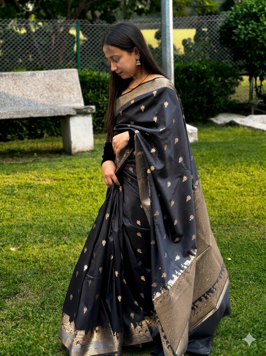 Kashi Ghat Banarasi Silk Saree