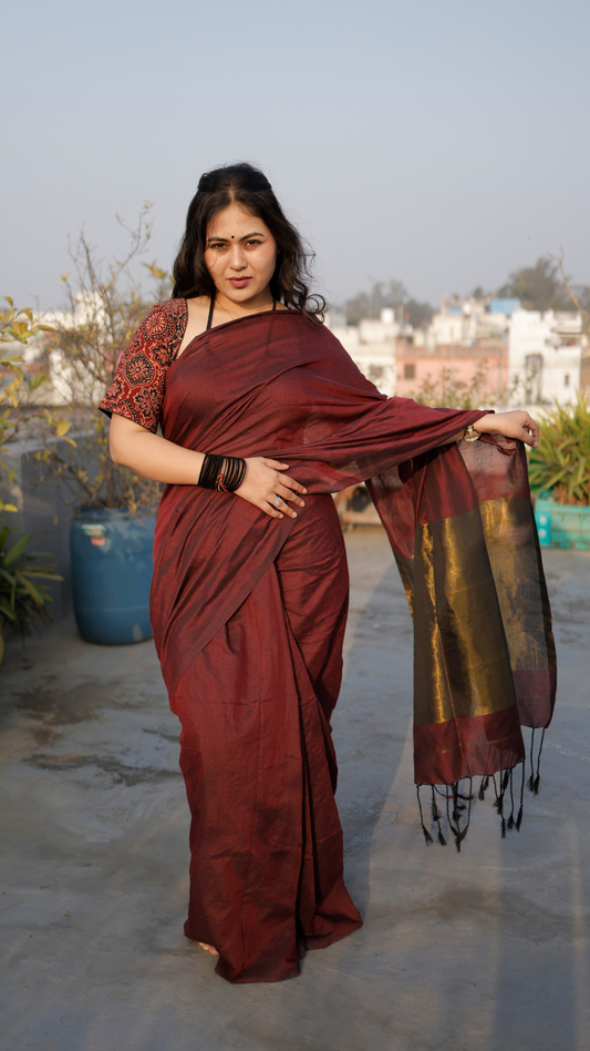 red Saree