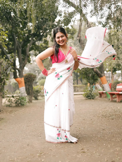 Kamal Kavya Mul Cotton Saree