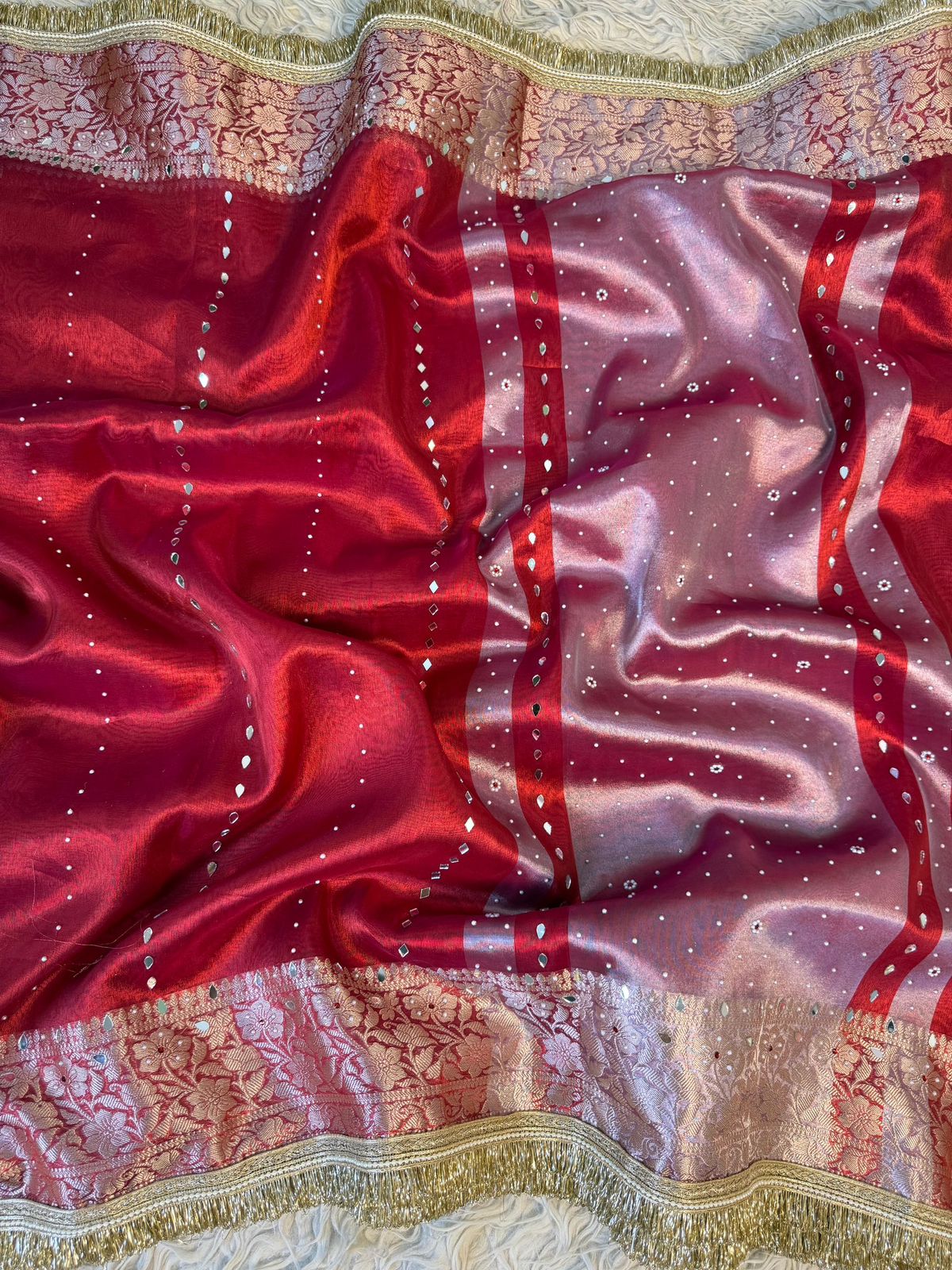 Meher Banarasi Tissue Silk Saree