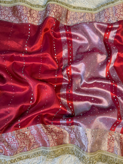Meher Banarasi Tissue Silk Saree