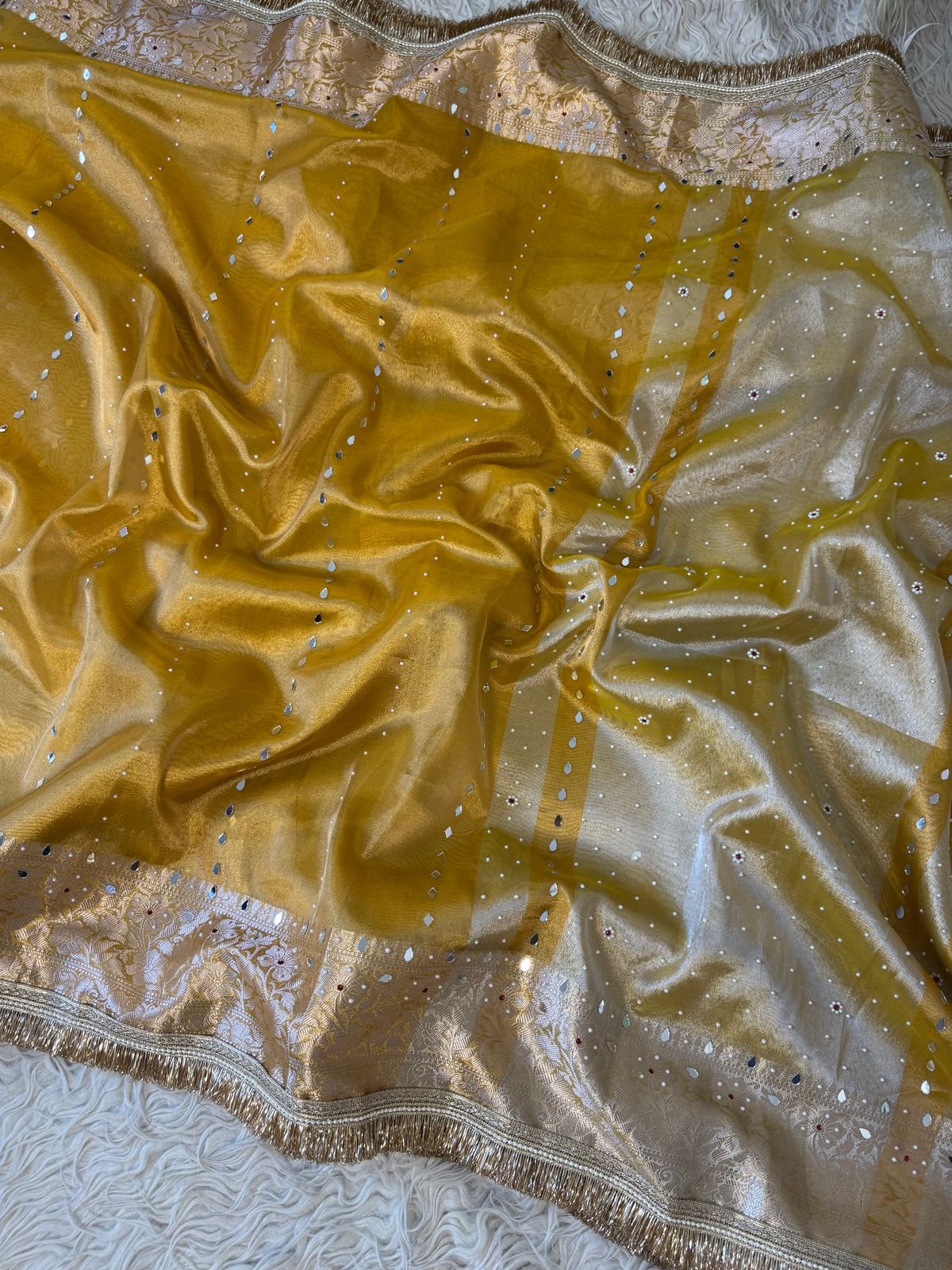 Meher Banarasi Tissue Silk Saree