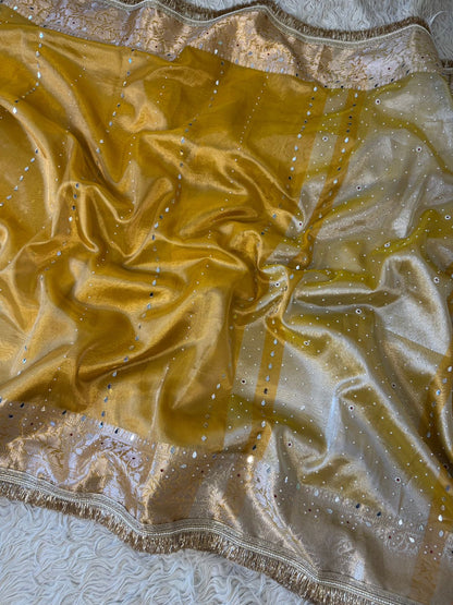 Meher Banarasi Tissue Silk Saree