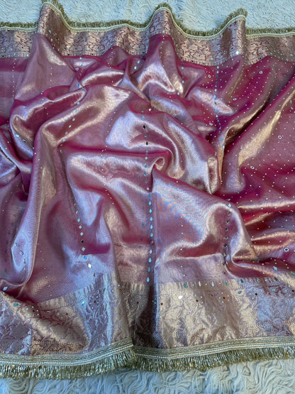 Meher Banarasi Tissue Silk Saree