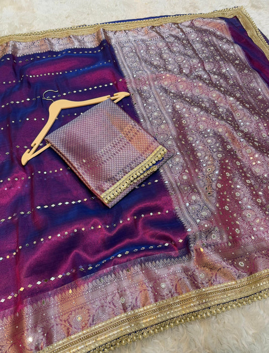 Chandrika Banarasi Tissue Silk Saree