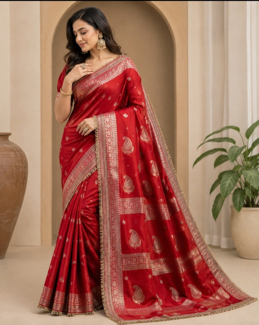 Gulnaar Banarasi Katan Silk  Saree