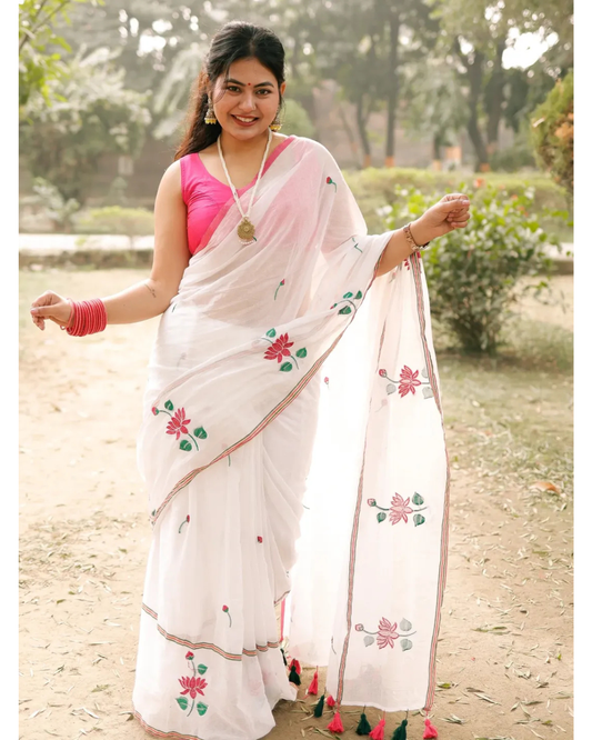 Kamal Kavya Mul Cotton Saree
