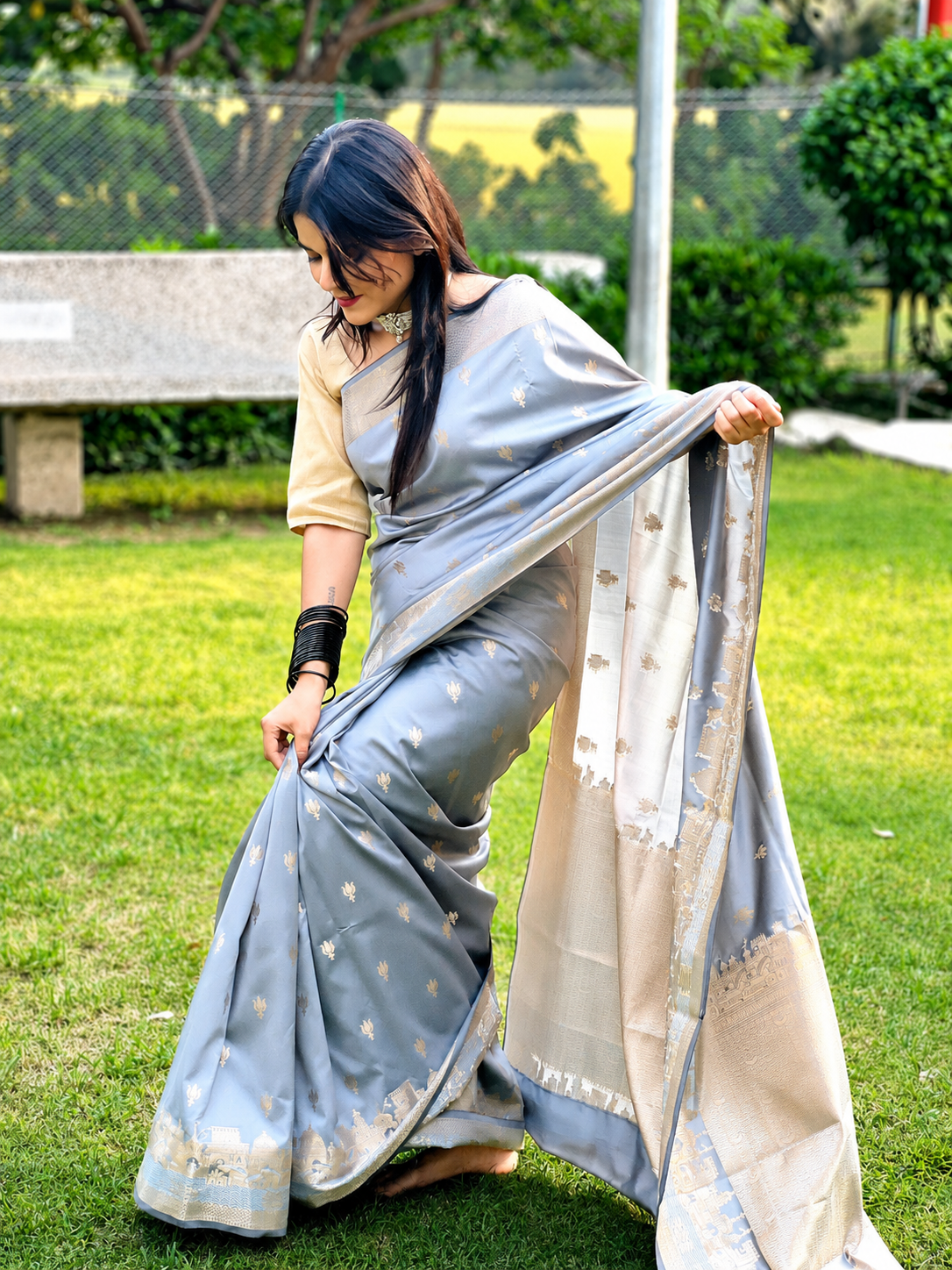 Chandrika Kashi Ghat Banarasi Silk Saree