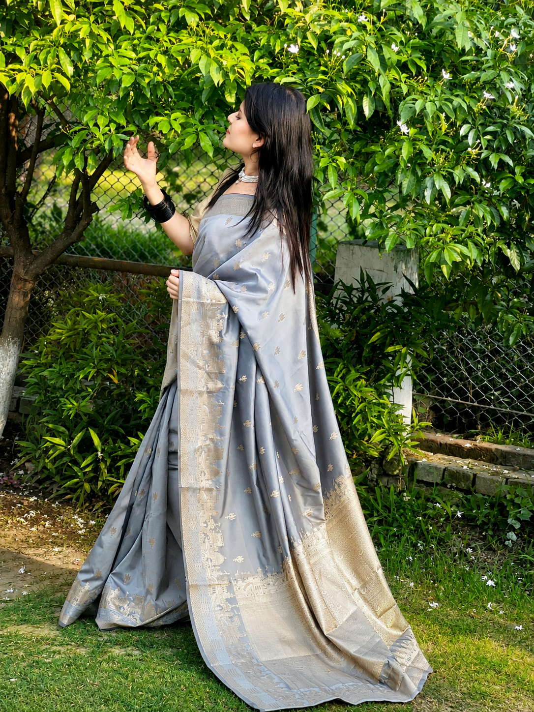 Chandrika Kashi Ghat Banarasi Silk Saree